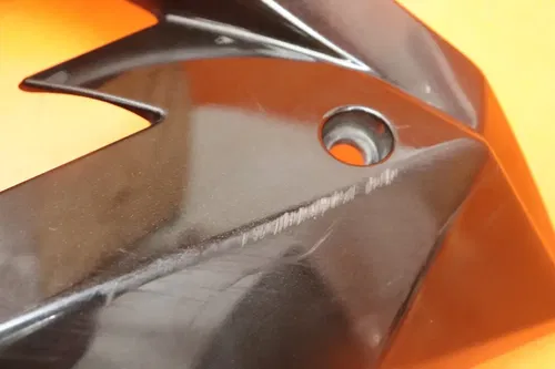 2010 KAWASAKI NINJA ZX10R OEM RIGHT MID UPPER SIDE FAIRING COWL PLASTIC