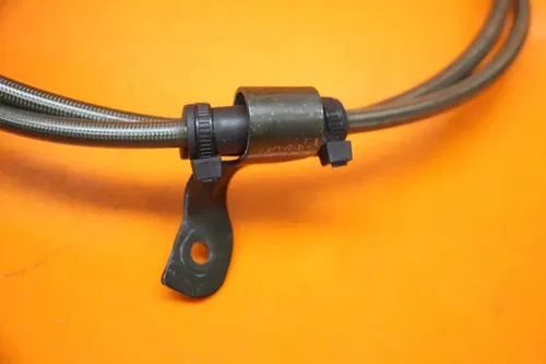 02-03 KAWASAKI NINJA ZX9R AFTERMARKET VENHILL BRAIDED FRONT BRAKE CALIPER HOSES