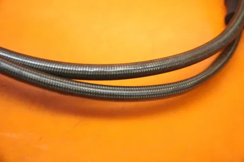 02-03 KAWASAKI NINJA ZX9R AFTERMARKET VENHILL BRAIDED FRONT BRAKE CALIPER HOSES