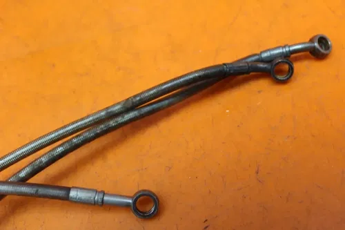 04 05 06 YAMAHA YZF R1 FRONT REAR GALFER BRAIDED BRAKE CALIPER HOSES LINES