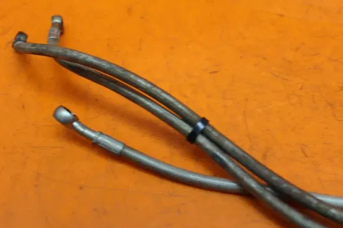 04 05 06 YAMAHA YZF R1 FRONT REAR GALFER BRAIDED BRAKE CALIPER HOSES LINES