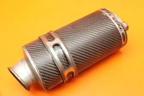 04-05 SUZUKI GSXR 600 YOSHIMURA CARBON EXHAUST PIPE MUFFLER SLIP ON CAN SILENCER