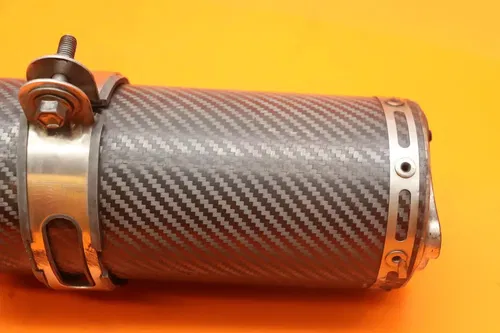 04-05 SUZUKI GSXR 600 YOSHIMURA CARBON EXHAUST PIPE MUFFLER SLIP ON CAN SILENCER