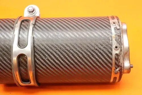 04-05 SUZUKI GSXR 600 YOSHIMURA CARBON EXHAUST PIPE MUFFLER SLIP ON CAN SILENCER