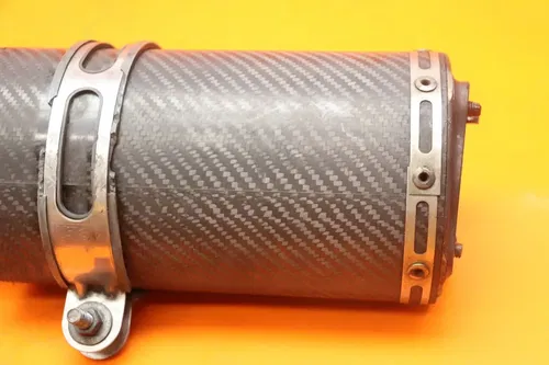 04-05 SUZUKI GSXR 600 YOSHIMURA CARBON EXHAUST PIPE MUFFLER SLIP ON CAN SILENCER