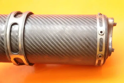 04-05 SUZUKI GSXR 600 YOSHIMURA CARBON EXHAUST PIPE MUFFLER SLIP ON CAN SILENCER