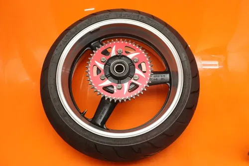2003 YAMAHA YZF R1 OEM STRAIGHT REAR WHEEL BACK RIM W TIRE