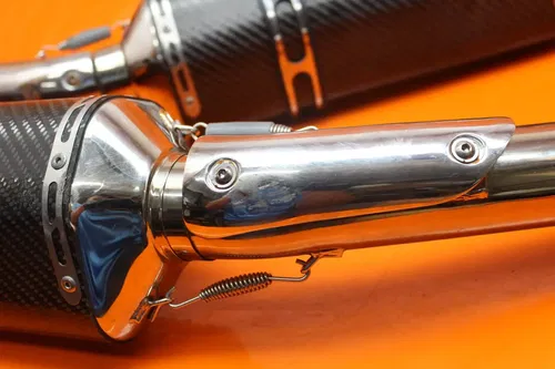 08-19 SUZUKI BUSA GSXR1300R CARBON FIBER YOSHIMURA EXHAUST PIPE DUAL MUFFLERS