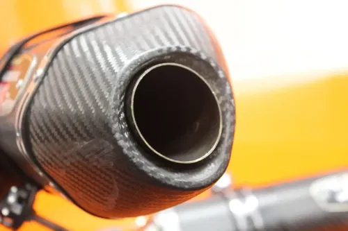08-19 SUZUKI BUSA GSXR1300R CARBON FIBER YOSHIMURA EXHAUST PIPE DUAL MUFFLERS