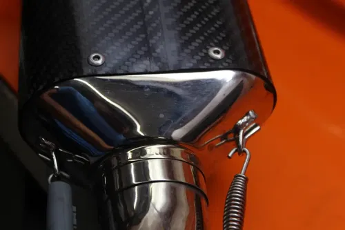 08-19 SUZUKI BUSA GSXR1300R CARBON FIBER YOSHIMURA EXHAUST PIPE DUAL MUFFLERS