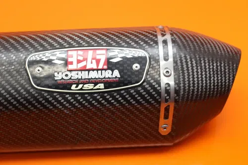 08-19 SUZUKI BUSA GSXR1300R CARBON FIBER YOSHIMURA EXHAUST PIPE DUAL MUFFLERS
