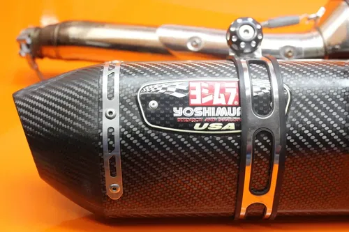 08-19 SUZUKI BUSA GSXR1300R CARBON FIBER YOSHIMURA EXHAUST PIPE DUAL MUFFLERS