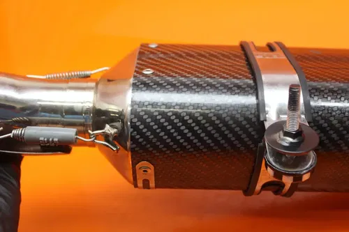 08-19 SUZUKI BUSA GSXR1300R CARBON FIBER YOSHIMURA EXHAUST PIPE DUAL MUFFLERS