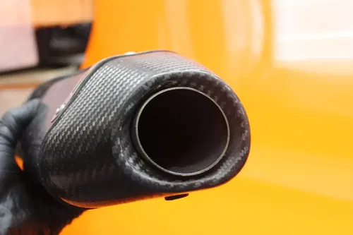 08-19 SUZUKI BUSA GSXR1300R CARBON FIBER YOSHIMURA EXHAUST PIPE DUAL MUFFLERS