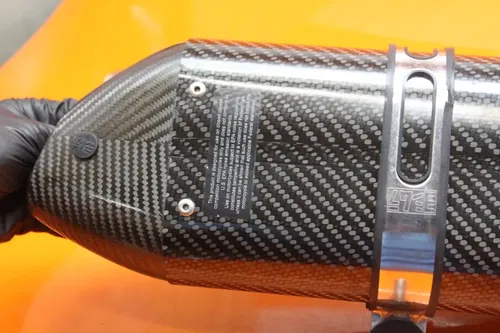 08-19 SUZUKI BUSA GSXR1300R CARBON FIBER YOSHIMURA EXHAUST PIPE DUAL MUFFLERS