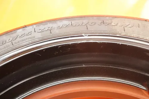 08-09 SUZUKI GSXR 600 750 REAR WHEEL BACK RIM W TIRE