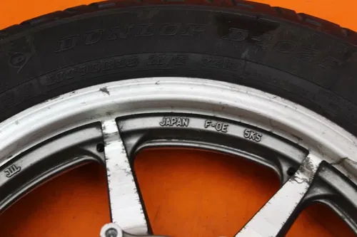 07-09 YAMAHA V STAR 1300 OEM STRAIGHT FRONT WHEEL RIM W TIRE
