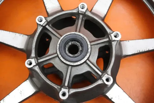 07-09 YAMAHA V STAR 1300 OEM STRAIGHT FRONT WHEEL RIM W TIRE