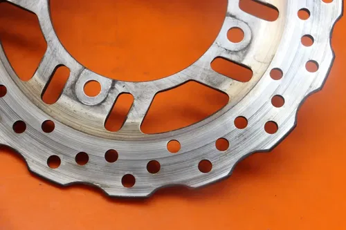 17-24 KAWASAKI Z900 OEM STRAIGHT REAR ROTOR BACK BRAKE DISC AND REAR ABS RING