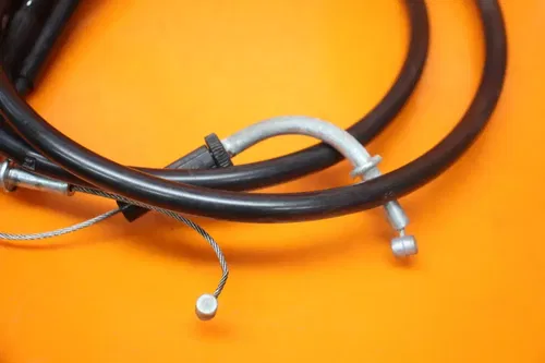 02-03 KAWASAKI NINJA ZX9R OEM THROTTLE CABLES LINES W JUNCTION CONNECTOR