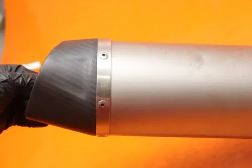 18-23 KAWASAKI NINJA EX400 LEO VINCE EXHAUST PIPE MUFFLER SLIP ON CAN SILENCER
