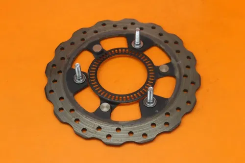 18-23 KAWASAKI NINJA OEM 400 EX400 ABS REAR ROTOR BACK BRAKE DISC WITH BOLTS
