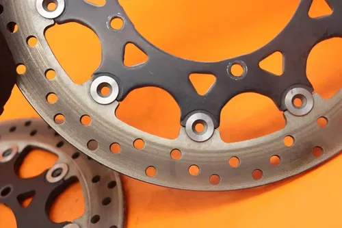 2007-2008 YAMAHA YZF R1 OEM STRAIGHT FRONT LEFT RIGHT BRAKE ROTORS DISCS