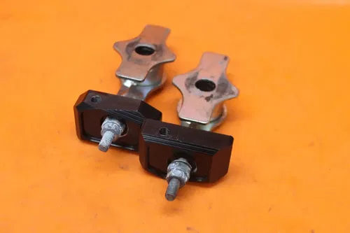 17-20 2018 HONDA GROM 125 OEM SWINGARM CHAIN TENSIONER ADJUSTMENT BRACKETS