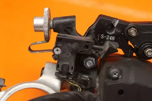 01-05 SUZUKI GSXR 600 750 OEM LEFT CLIP ON HANDLEBAR W SWITCHES AND  LEVER