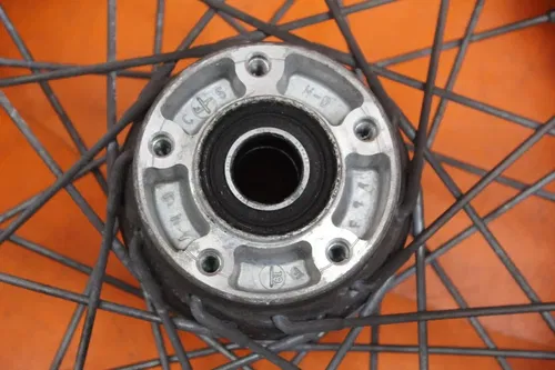 2002 Harley-Davidson Road King FLHR OEM STRAIGHT FRONT WHEEL RIM W TIRE