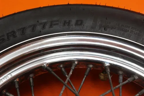 2002 Harley-Davidson Road King FLHR OEM STRAIGHT FRONT WHEEL RIM W TIRE