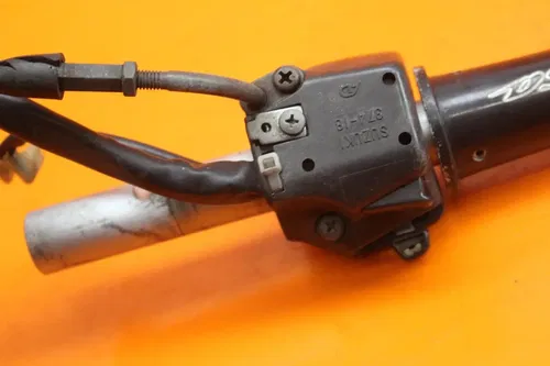 99-03 SUZUKI GSXR1300R BUSA OEM LEFT CLIP ON HANDLEBAR W SWITCHES 37400-24F30