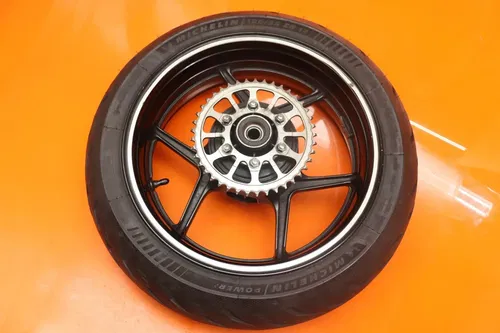 2011-2013 KAWASAKI NINJA 1000 STRAIGHT REAR WHEEL BACK RIM W TIRE