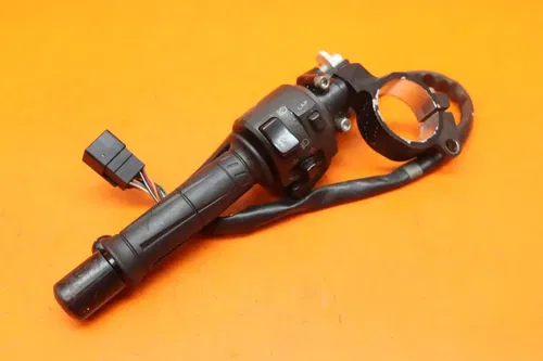 07-12 2011 KAWASAKI NINJA ZX6R OEM LEFT CLIP ON HANDLEBAR W SWITCHES W LEVER