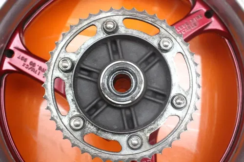 2004-2007 HONDA CBR 1000RR OEM STRAIGHT REAR WHEEL BACK RIM W TIRE