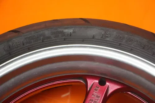 2004-2007 HONDA CBR 1000RR OEM STRAIGHT REAR WHEEL BACK RIM W TIRE