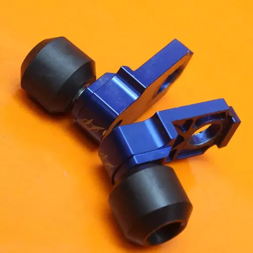 08 09 10 KAWASAKI NINJA ZX10R GRAVES BLUE REAR AXLE WHEEL SLIDERS SET