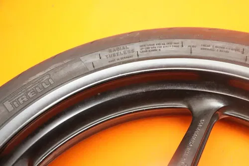 2004-2008 YAMAHA YZF R1 OEM STRAIGHT FRONT WHEEL RIM W TIRE