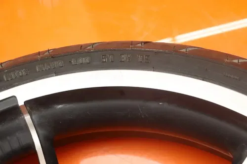 2015 HARLEY-DAVIDSON ROAD GLIDE SPECIAL FLTRXS OEM STR8 FRONT WHEEL RIM W TIRE