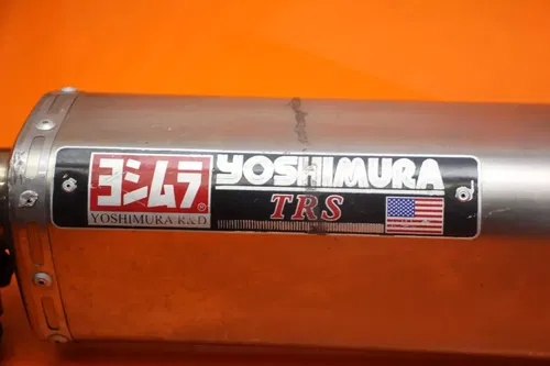 99-07 SUZUKI GSXR1300R BUSA YOSHIMURA TRS EXHAUST PIPE MUFFLER SLIP ON CAN