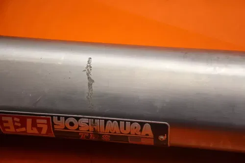 99-07 SUZUKI GSXR1300R BUSA YOSHIMURA TRS EXHAUST PIPE MUFFLER SLIP ON CAN