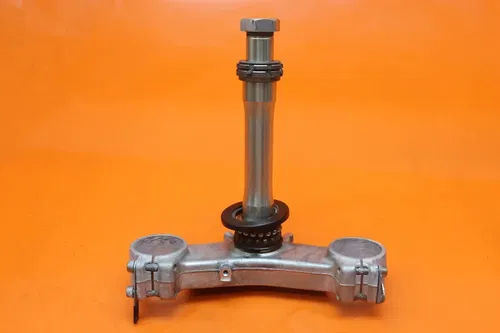 07-08 KAWASAKI NINJA ZX6R OEM STRAIGHT FRONT FORKS CLAMP LOWER TRIPLE TREE STEM
