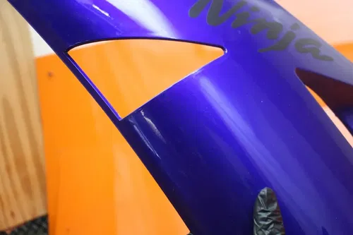 2007-2008 KAWASAKI NINJA ZX6R ZXMT LEFT MID UPPER SIDE FAIRING COWL PLASTIC