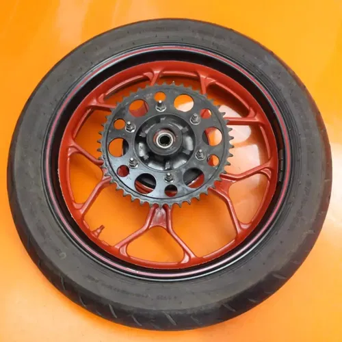 15-18 YAMAHA YZF R3 OEM STRAIGHT REAR WHEEL BACK RIM W TIRE 1WD-F5338-00-0X