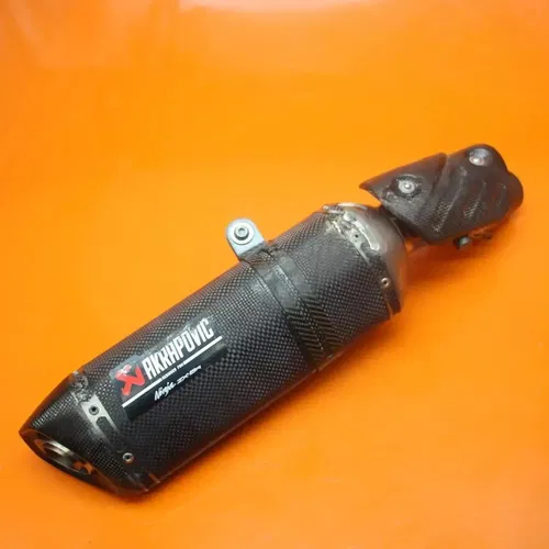 2024 KAWASAKI NINJA ZX6R 636 AKRAPOVIC CARBON FIBER EXHAUST PIPE MUFFLER