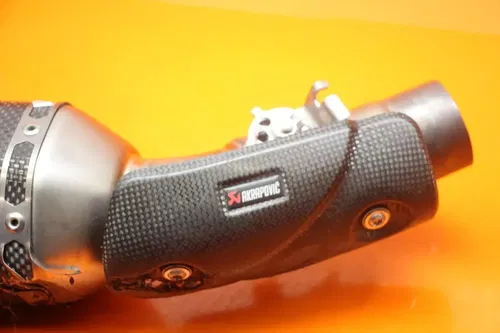 2024 KAWASAKI NINJA ZX6R 636 AKRAPOVIC CARBON FIBER EXHAUST PIPE MUFFLER
