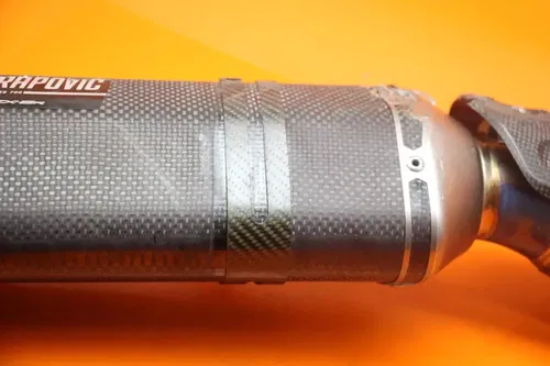 2024 KAWASAKI NINJA ZX6R 636 AKRAPOVIC CARBON FIBER EXHAUST PIPE MUFFLER