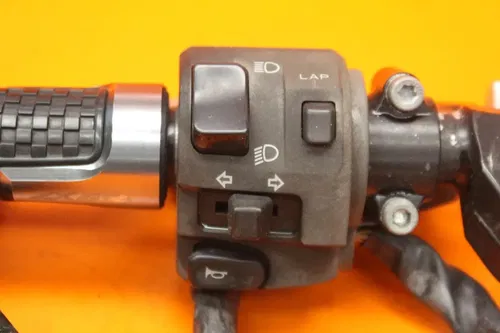 2007-2008 KAWASAKI NINJA ZX6R OEM LEFT CLIP ON HANDLEBAR W SWITCHES