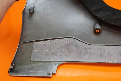 2008-2010 YAMAHA YZF R6 R6R OEM RIGHT LOWER BOTTOM BELLY SIDE FAIRING COWL