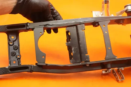 2007-2008 KAWASAKI NINJA ZX6R OEM STRAIGHT REAR SUBFRAME BACK SUB FRAME